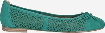 CAPRICE Ballet Flats in Green