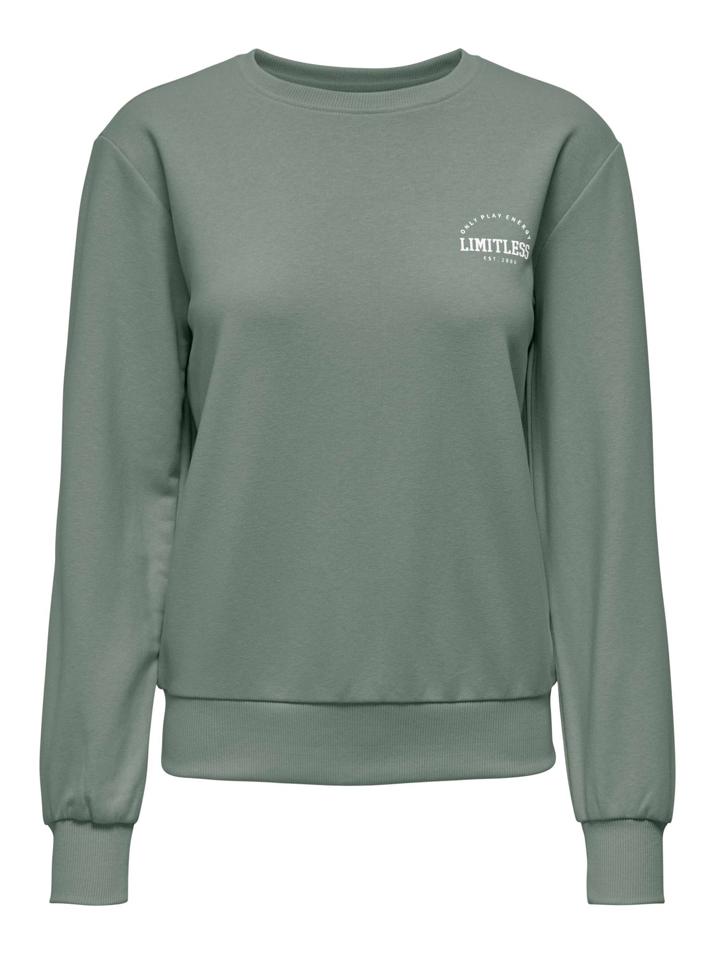 ONLY PLAY Sweatshirt 'ONPCava' i grøn: forside