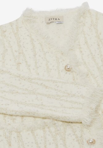 ZITHA Knit Cardigan in Beige