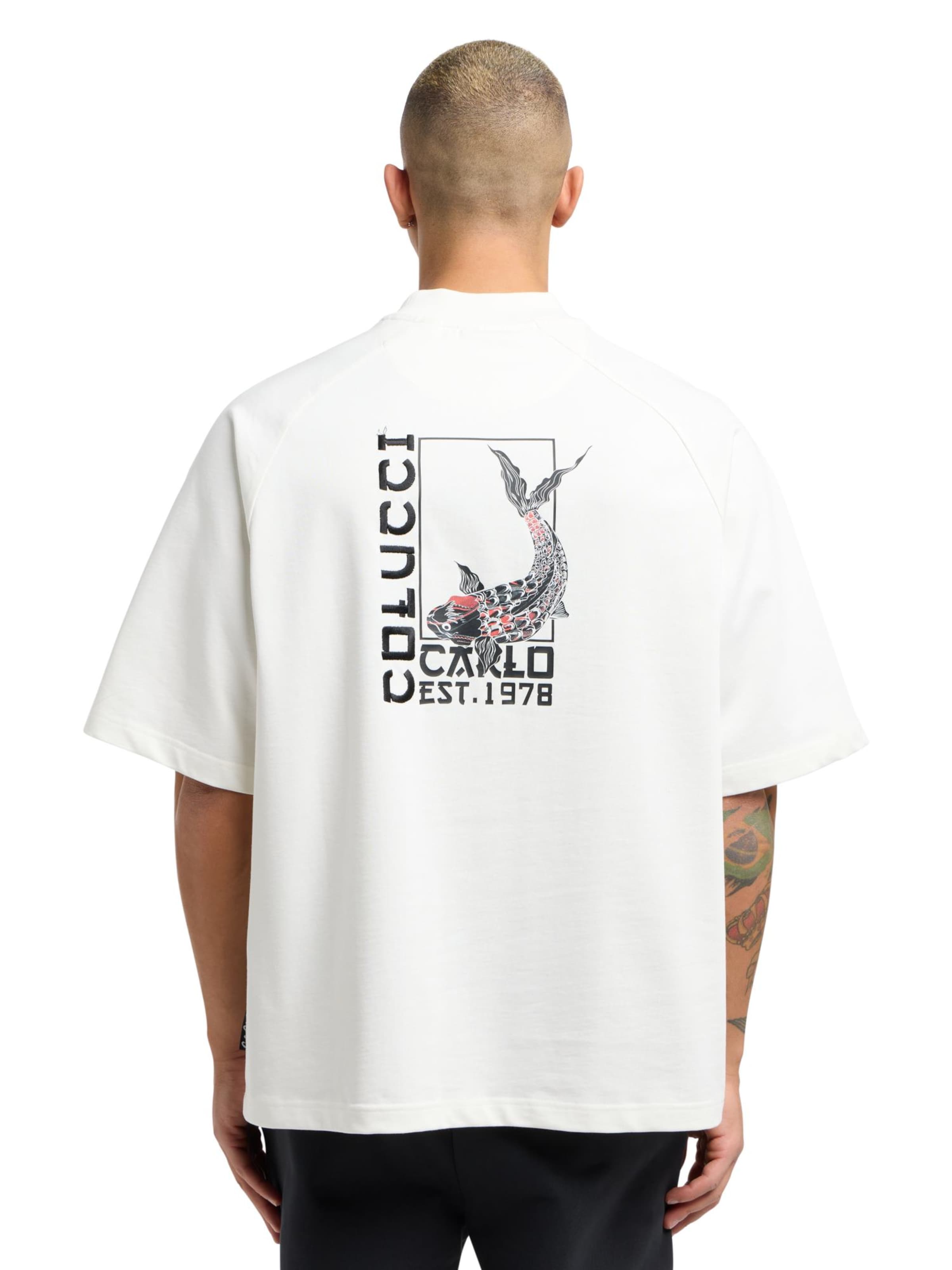 T-Shirt 'Dorigoni' Carlo Colucci en blanc