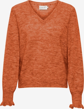 Cream Пуловер 'Blu' в оранжево: отпред