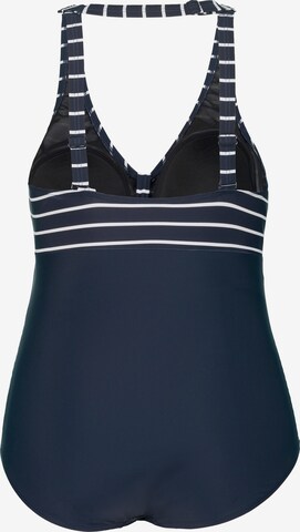 Ulla Popken Swimsuit in Blue