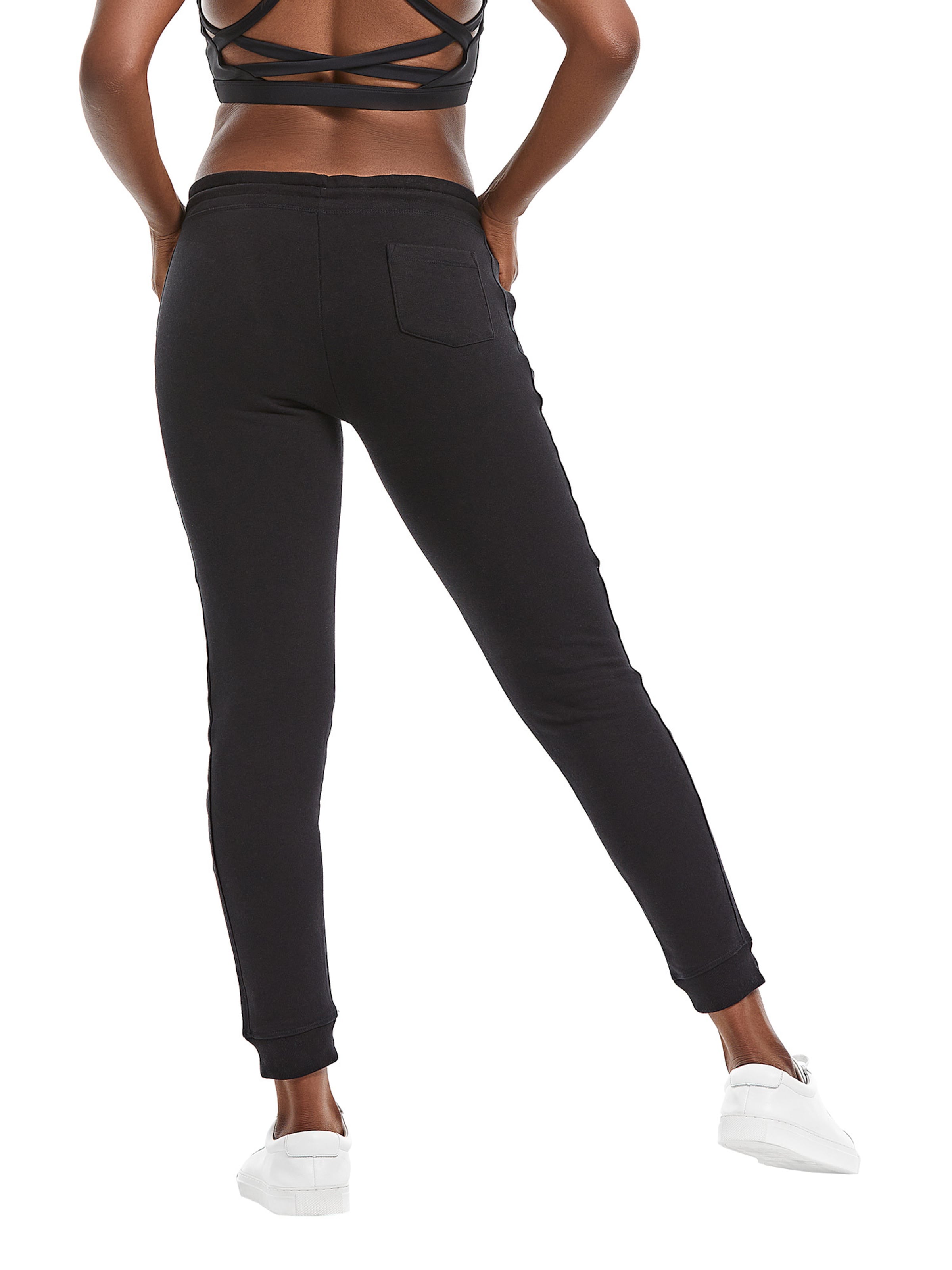 YEAZ Tapered Sportbyxa 'Chilax' i svart