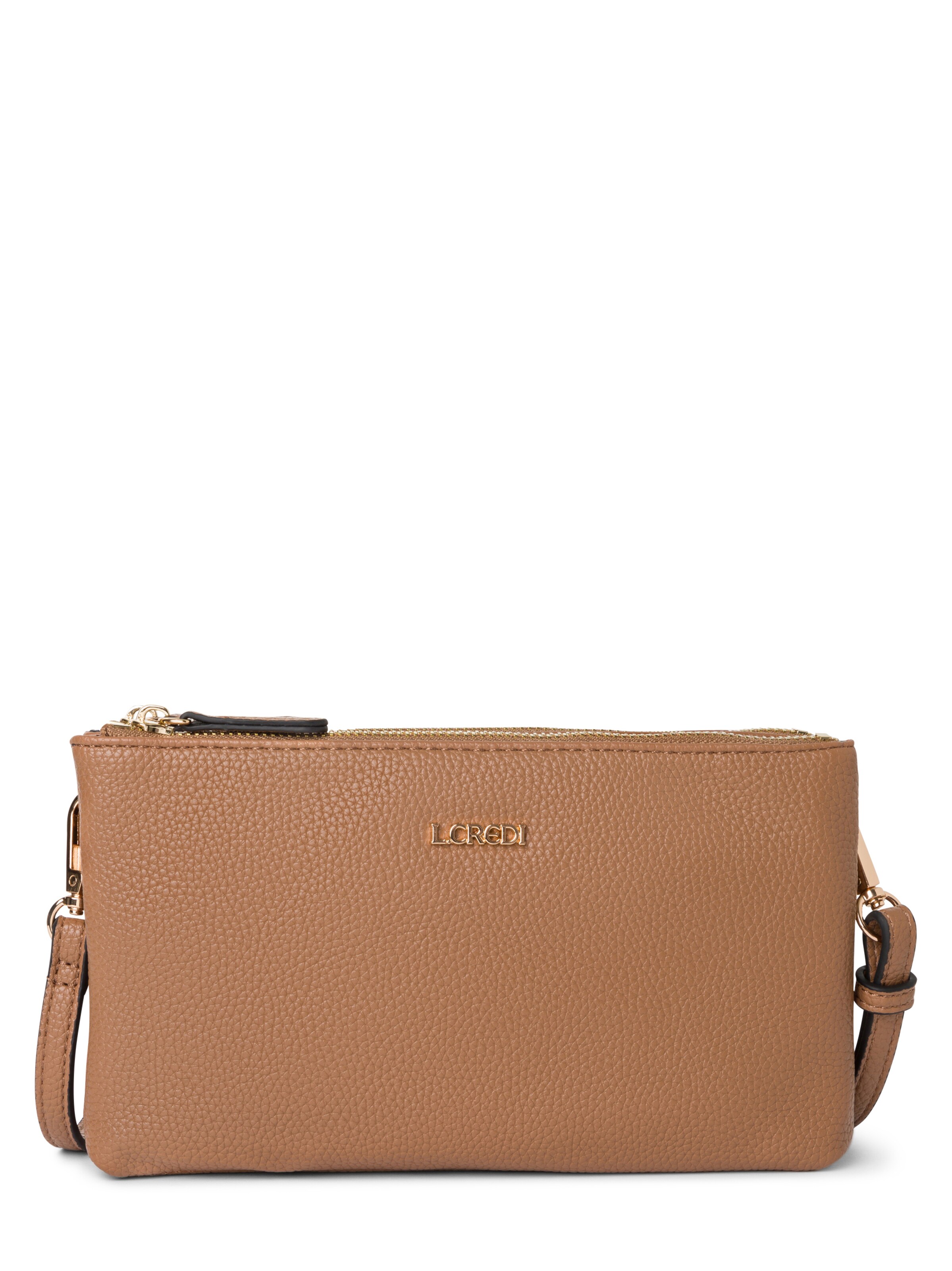 L.CREDI Schoudertas 'Ella' in Bruin