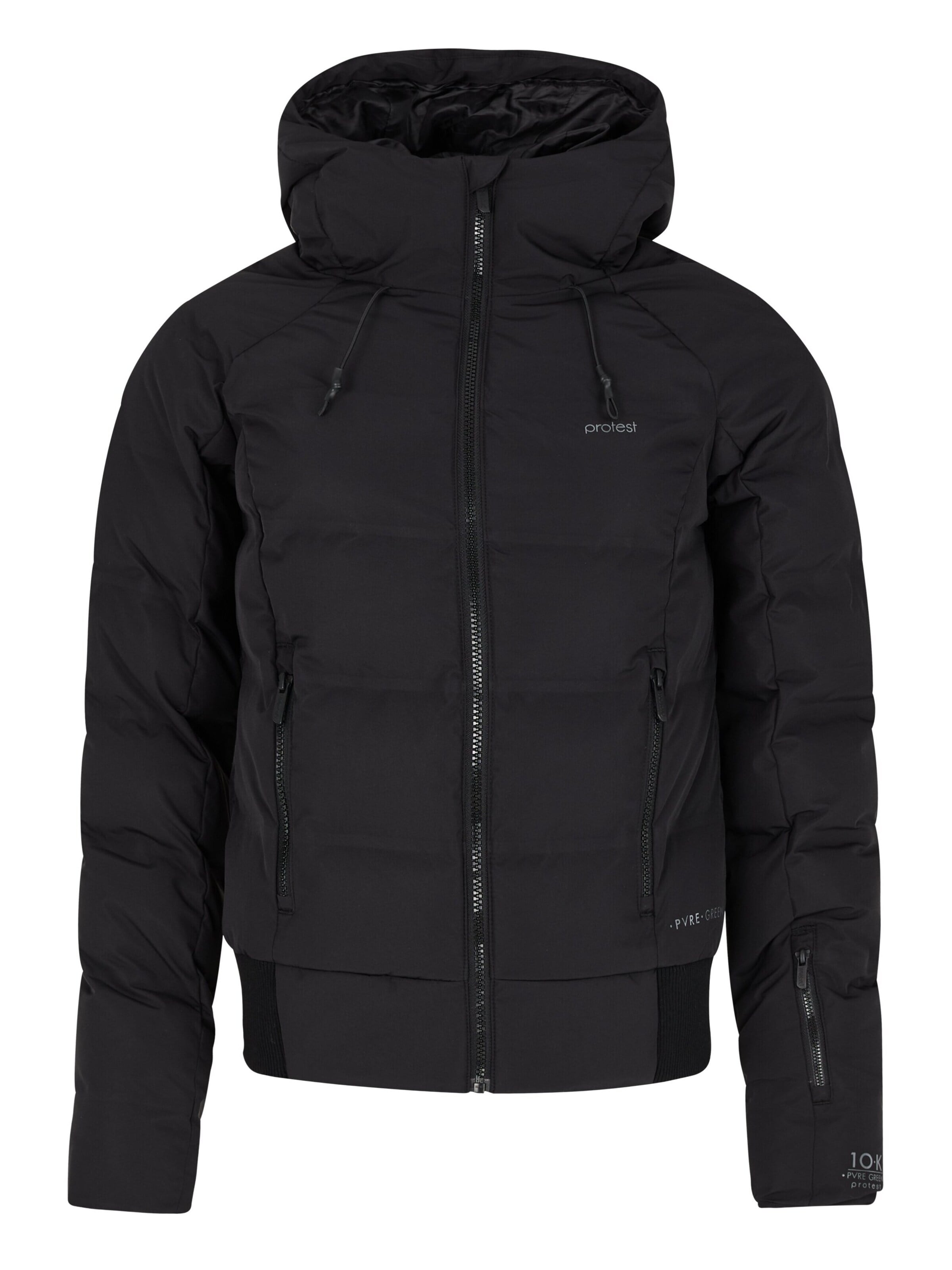 PROTEST Athletic Jacket 'Alysumi' in Black: front