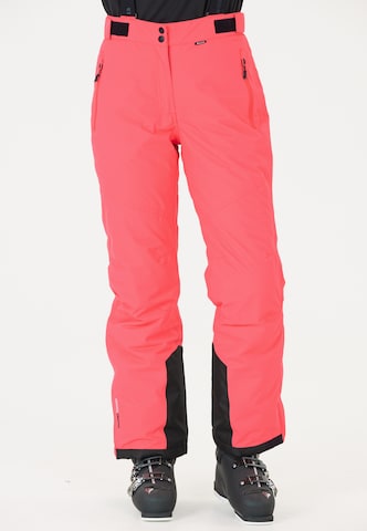 Whistler Regular Workout Pants 'Fairway' in Orange: front