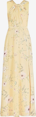 Robe de soirée Vera Mont en jaune : devant