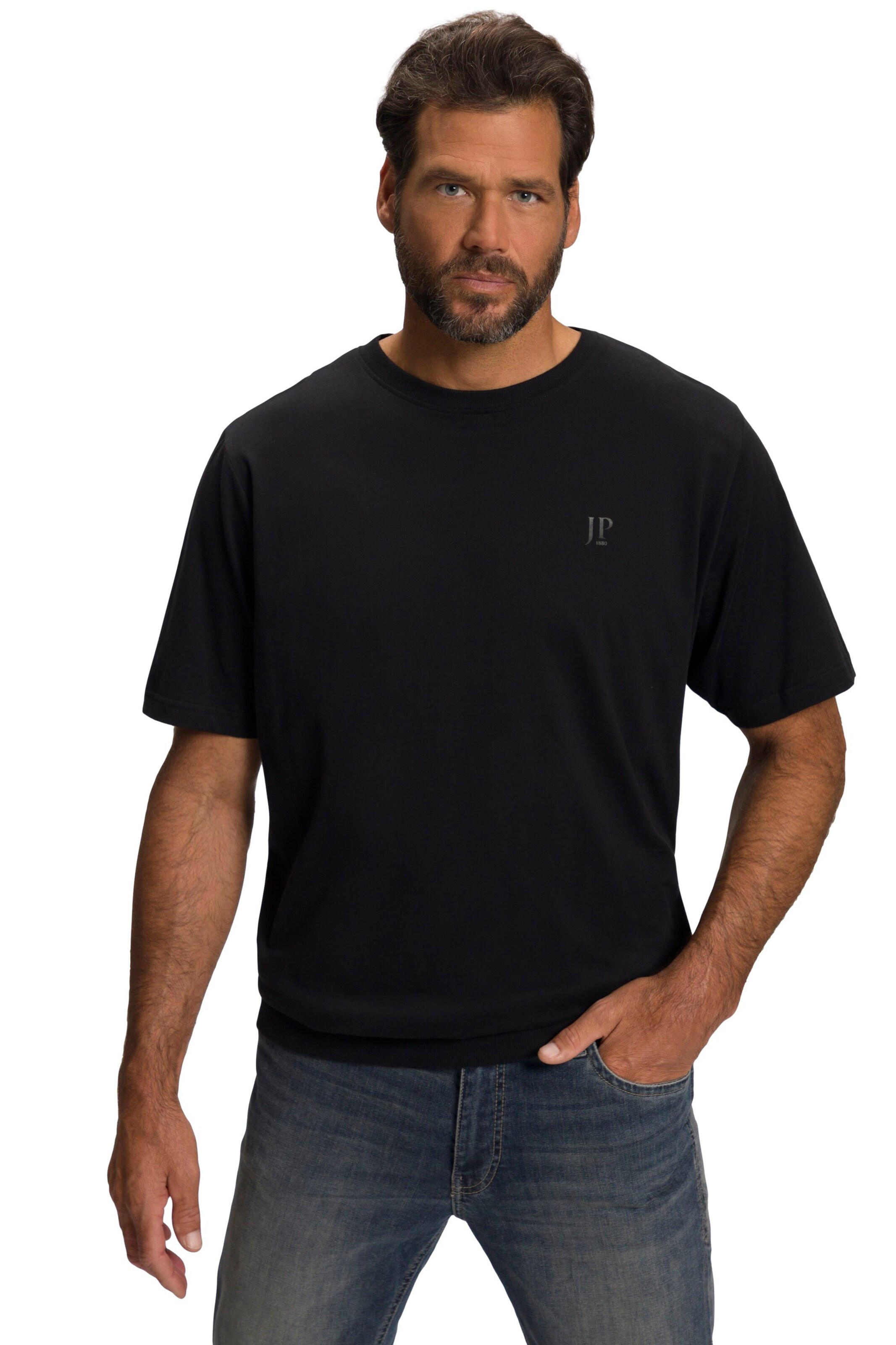 JP1880 Shirt in Black: front