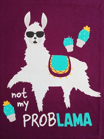United Labels Pyjama 'Not my ProbLAMA'‌‌‌‌‌‌‌‌ in Mischfarben