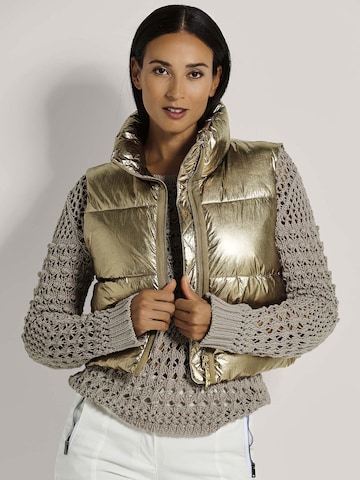 Gilet MADELEINE en or : devant