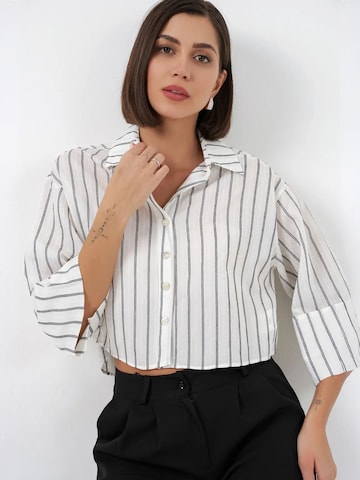 Bigdart Bluse in Weiß