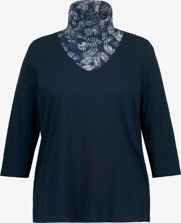 Ulla Popken Shirt  (GOTS) in Blau: predná strana