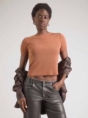 UNITED COLORS OF BENETTON - Camiseta en marrón: frente