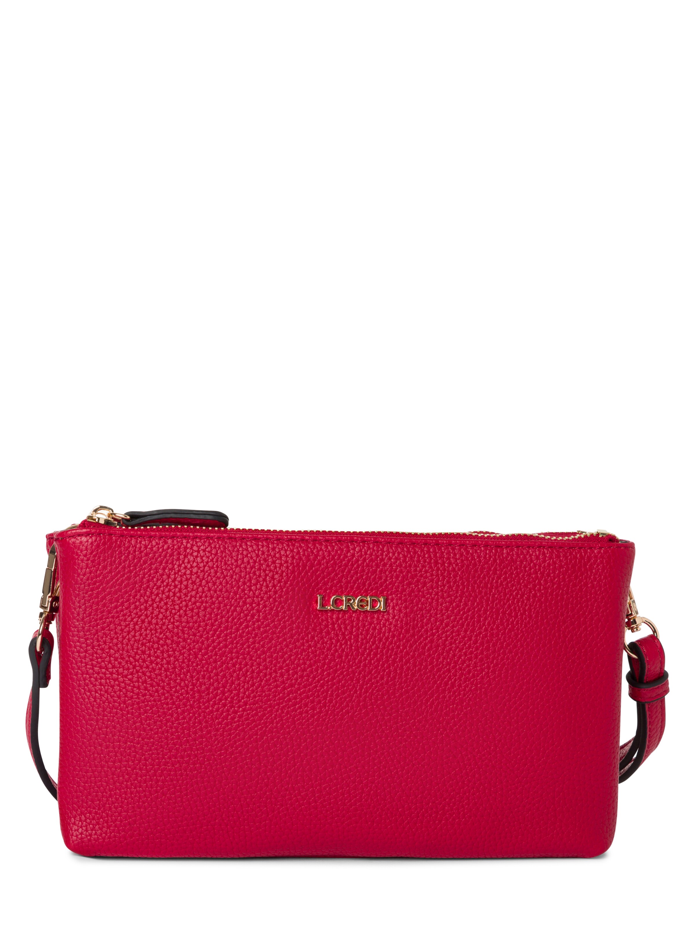 L.CREDI Umhängetasche 'Ella' in Rot: Vorderseite