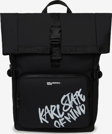 juoda KARL LAGERFELD JEANS Kuprinė: priekis