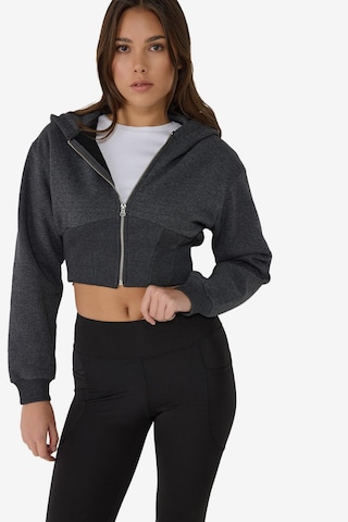 No Matter What Sweatvest in Grijs: voorkant