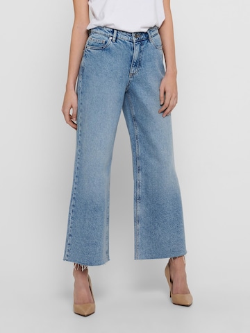 Wide Leg Jean 'Sonny' ONLY en bleu : devant