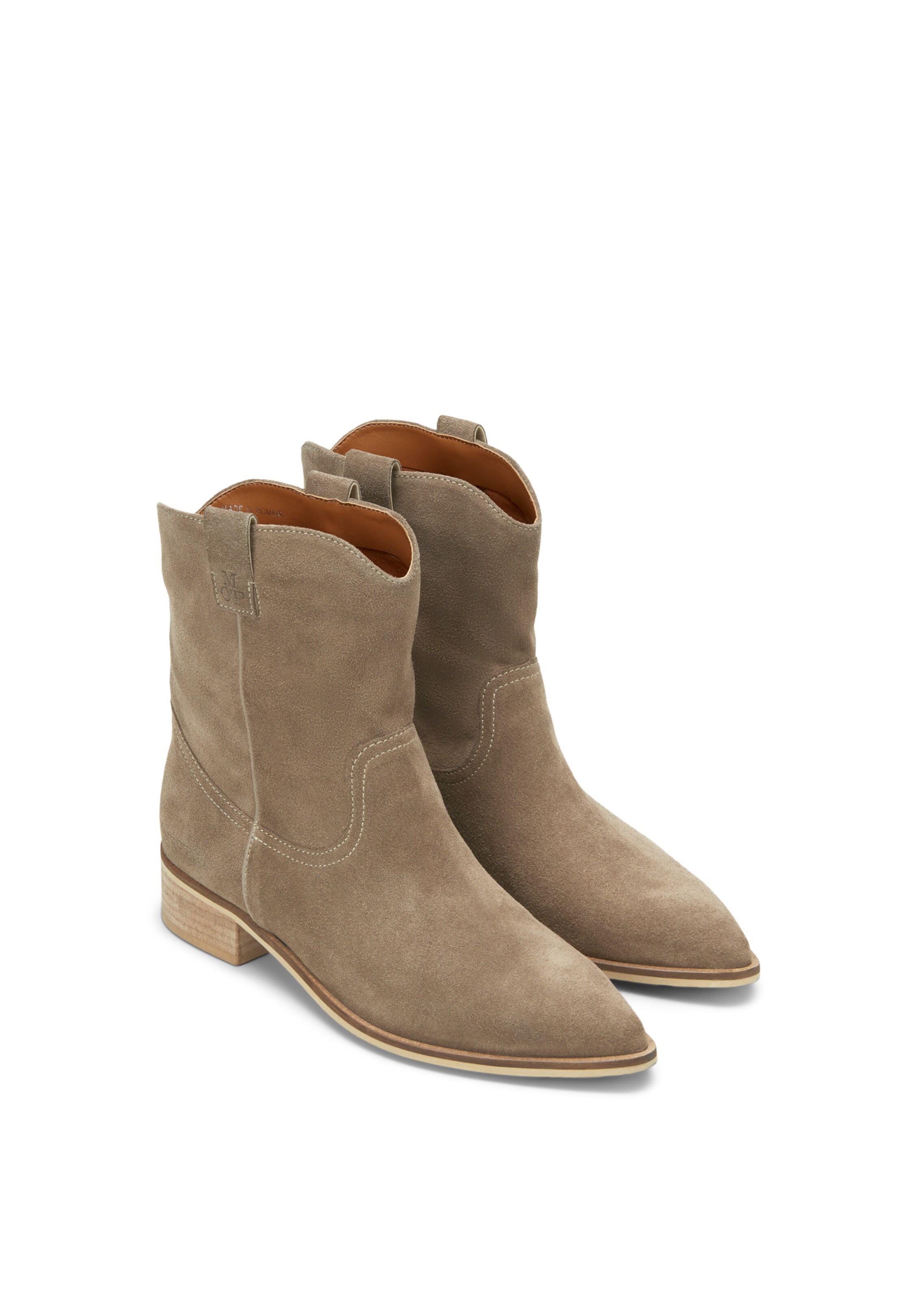 Bottes de cowboy Marc O'Polo en beige