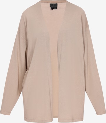 Cardigan 'Classic Look' DreiMaster Klassik en beige : devant