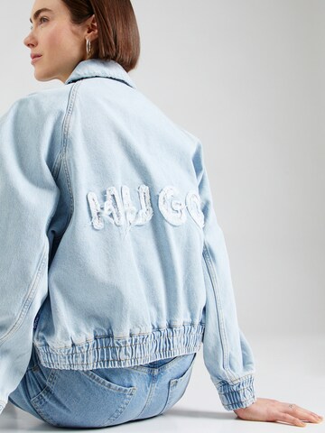 HUGO Between-season jacket 'Gebari_B' in Blue