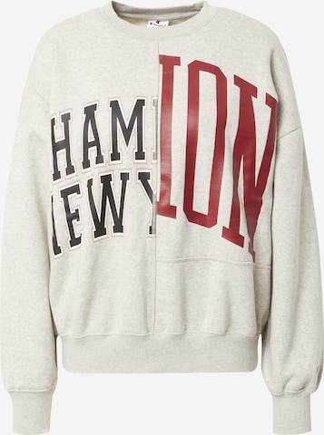 Sweat-shirt Champion Authentic Athletic Apparel en gris : devant