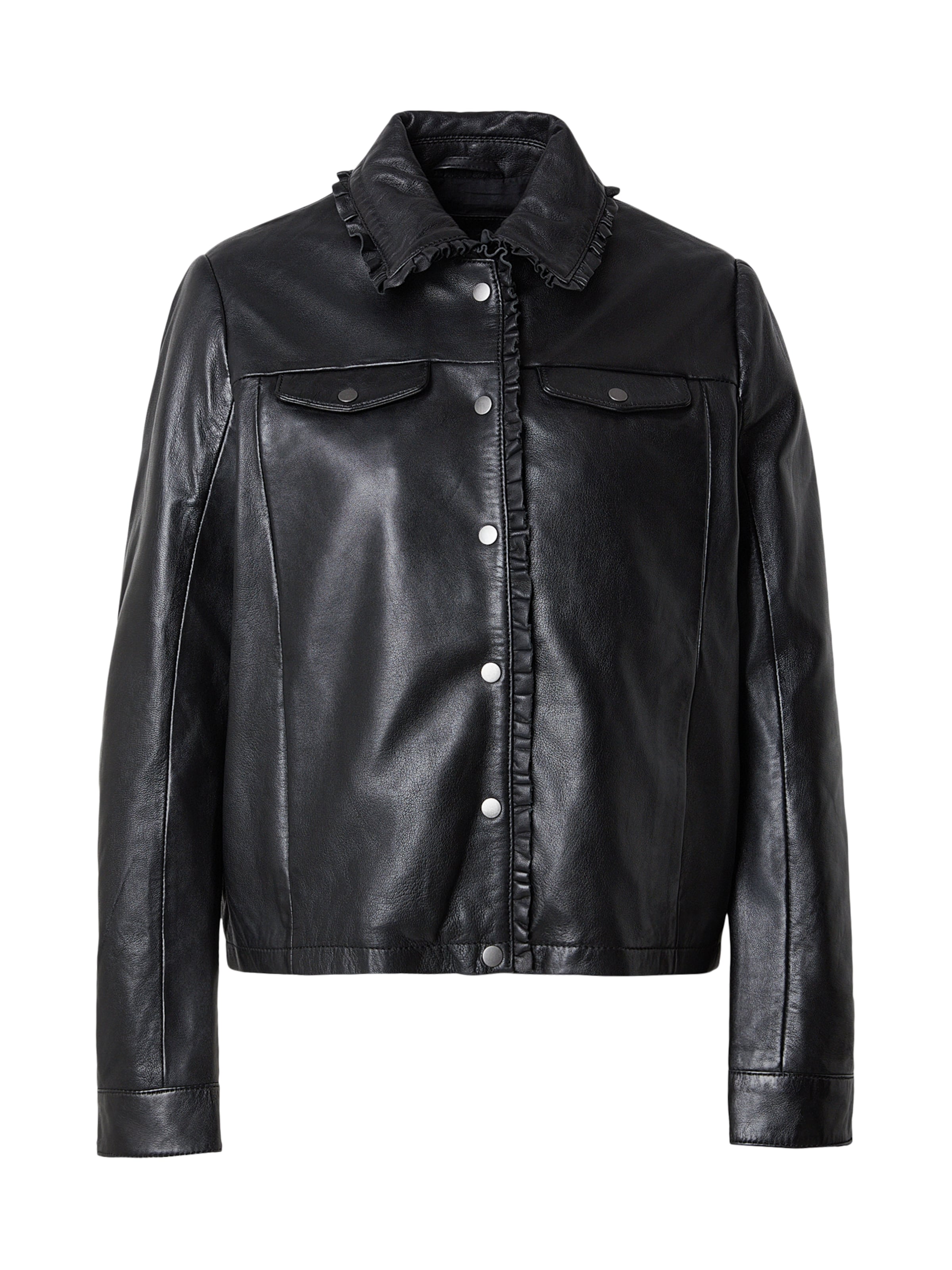 Mauritius - Casaco meia-estação 'Limma' em preto: frente