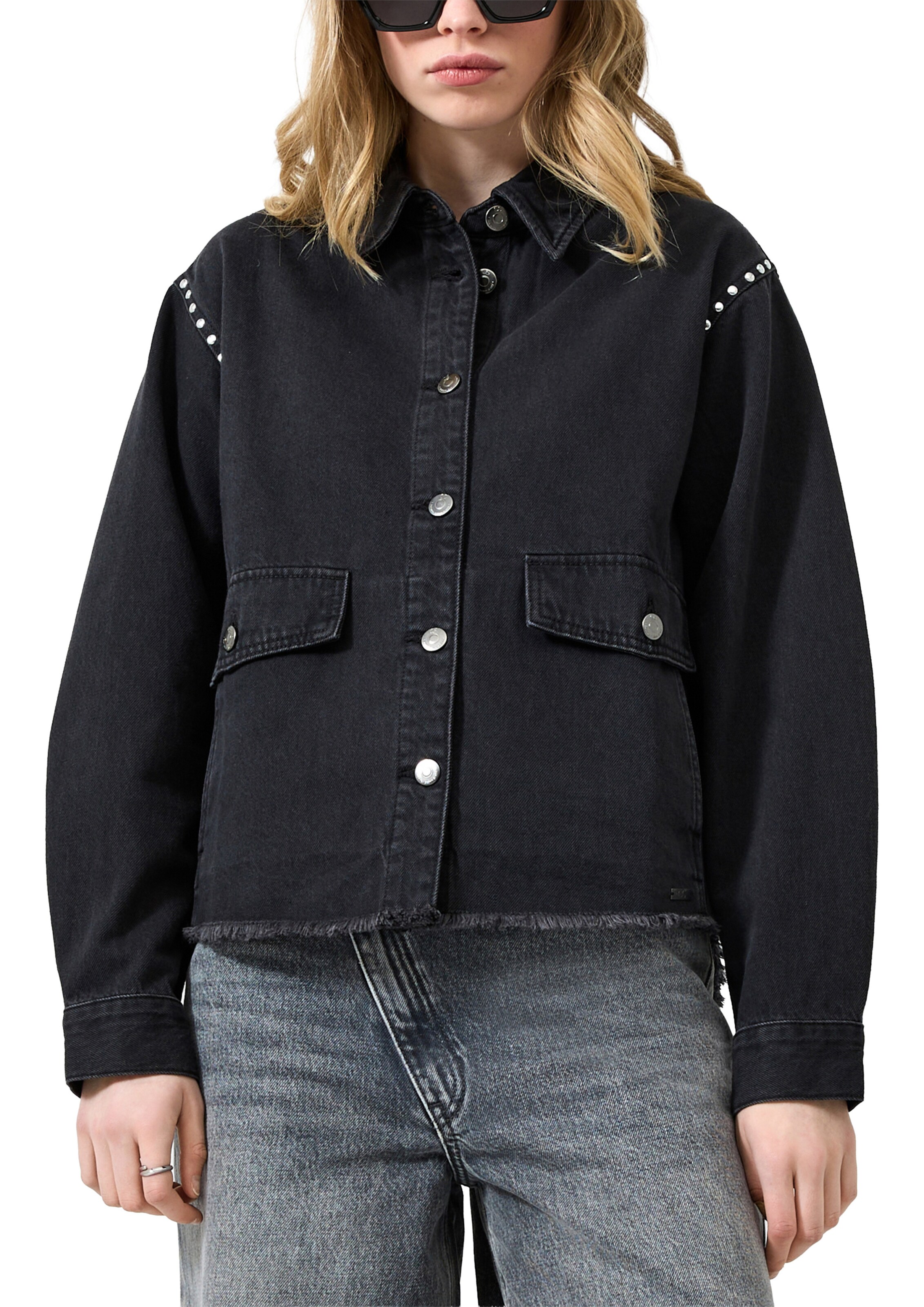 Veste mi-saison QS en noir