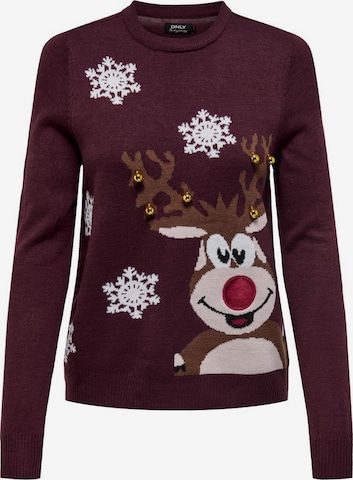 Pull-over ONLY en marron : devant