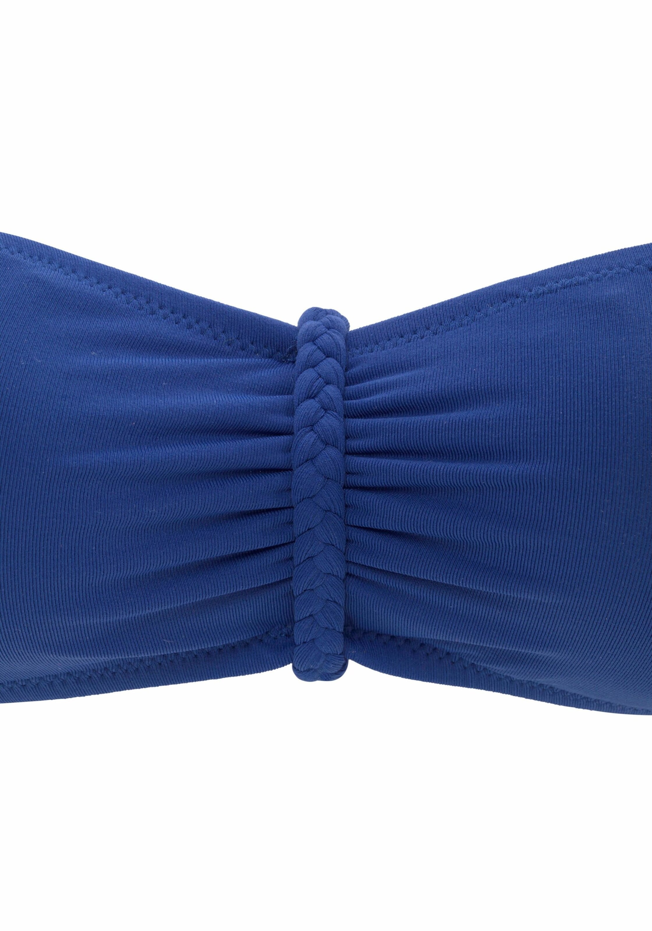 BUFFALO Bandeau Bikini zgornji del 'Happy' | modra barva