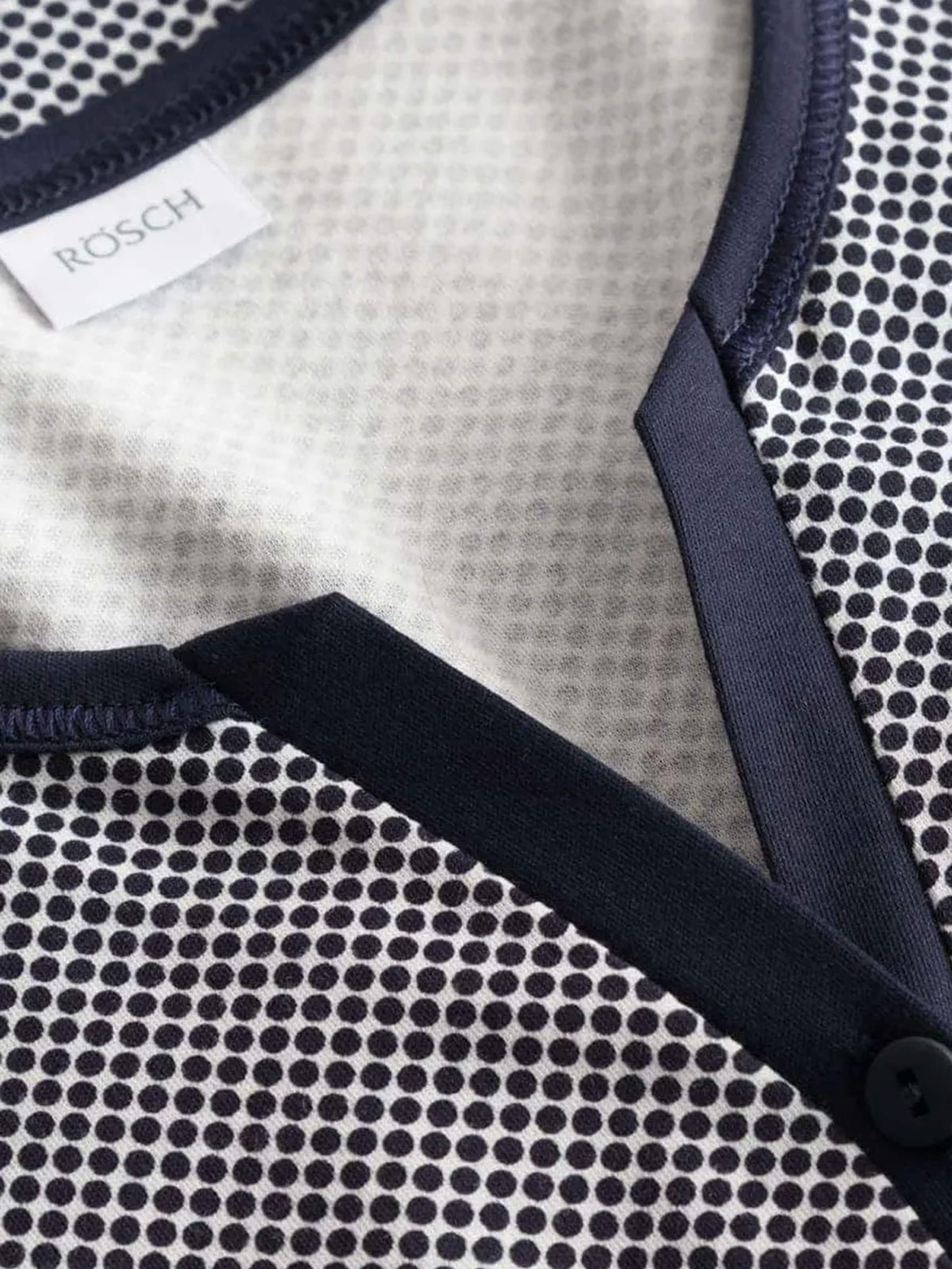 Chemise de nuit ' Punktedruck ' Rösch en bleu