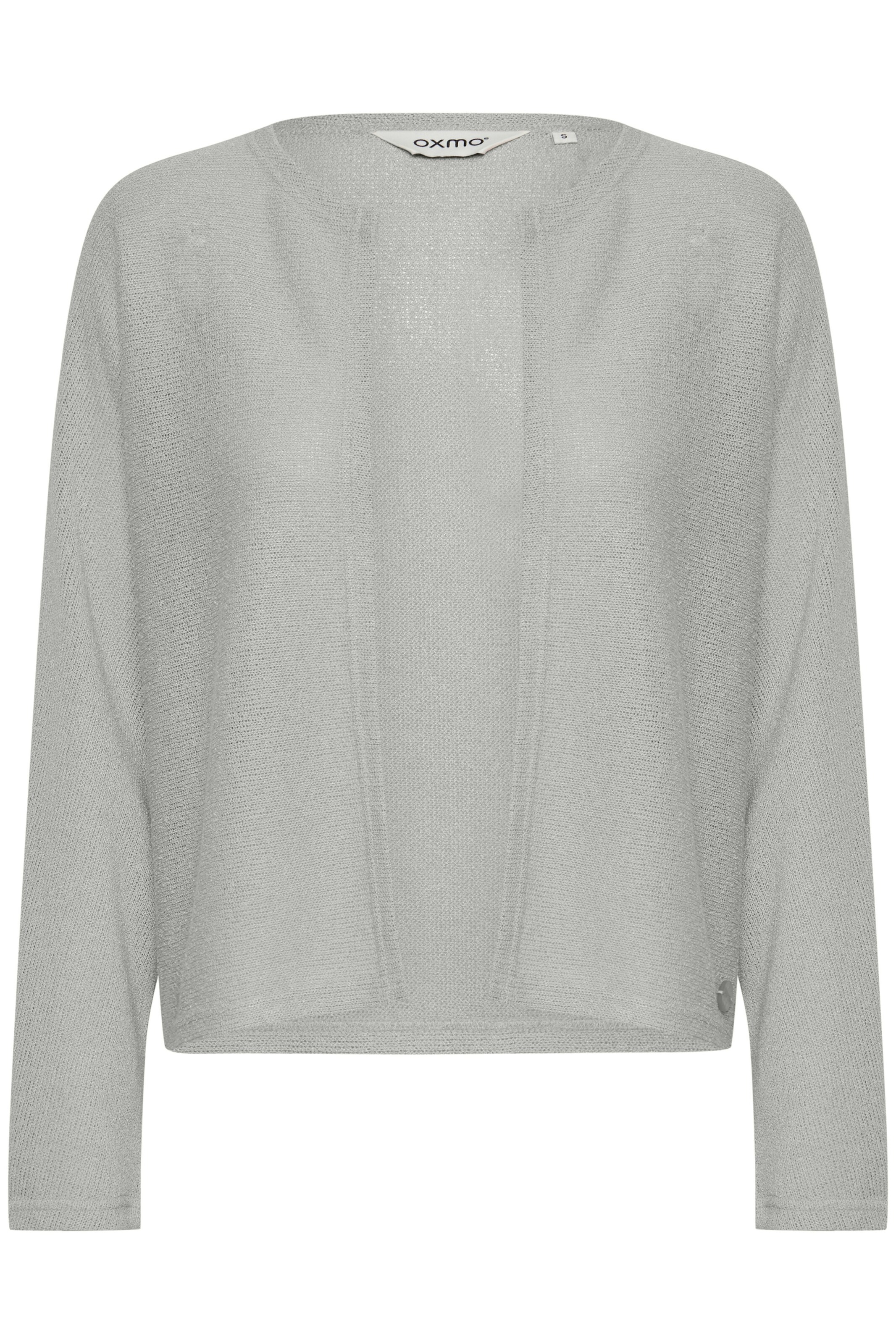 Oxmo - Casaco de malha 'KIKE' em cinzento: frente