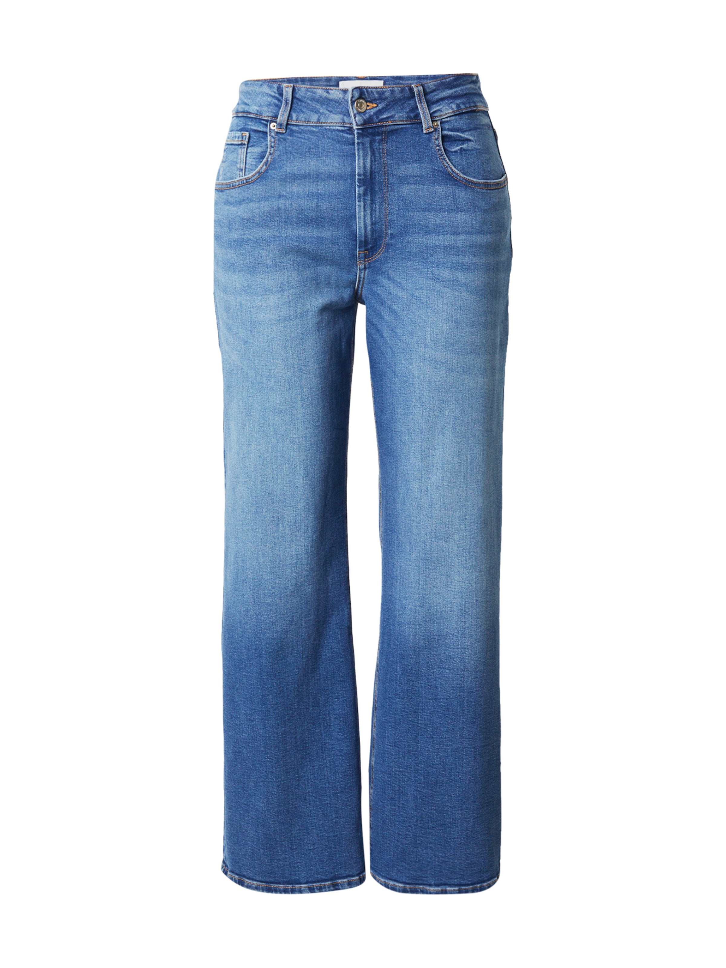 ONLY Carmakoma Laiad sääred Teksapüksid 'CARZENIA', värv sinine: eest vaates