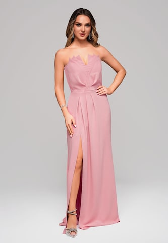 Ombre Evening dress in Pink