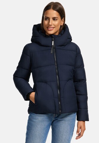 NAVAHOO Winter Jacket 'Lachperle XIV' in Blue: front