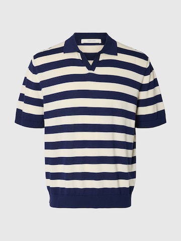 SELECTED - Camiseta en azul