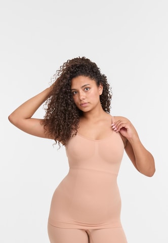 Haut modelant 'Second Skin' Lykkeland Atelier en beige : devant