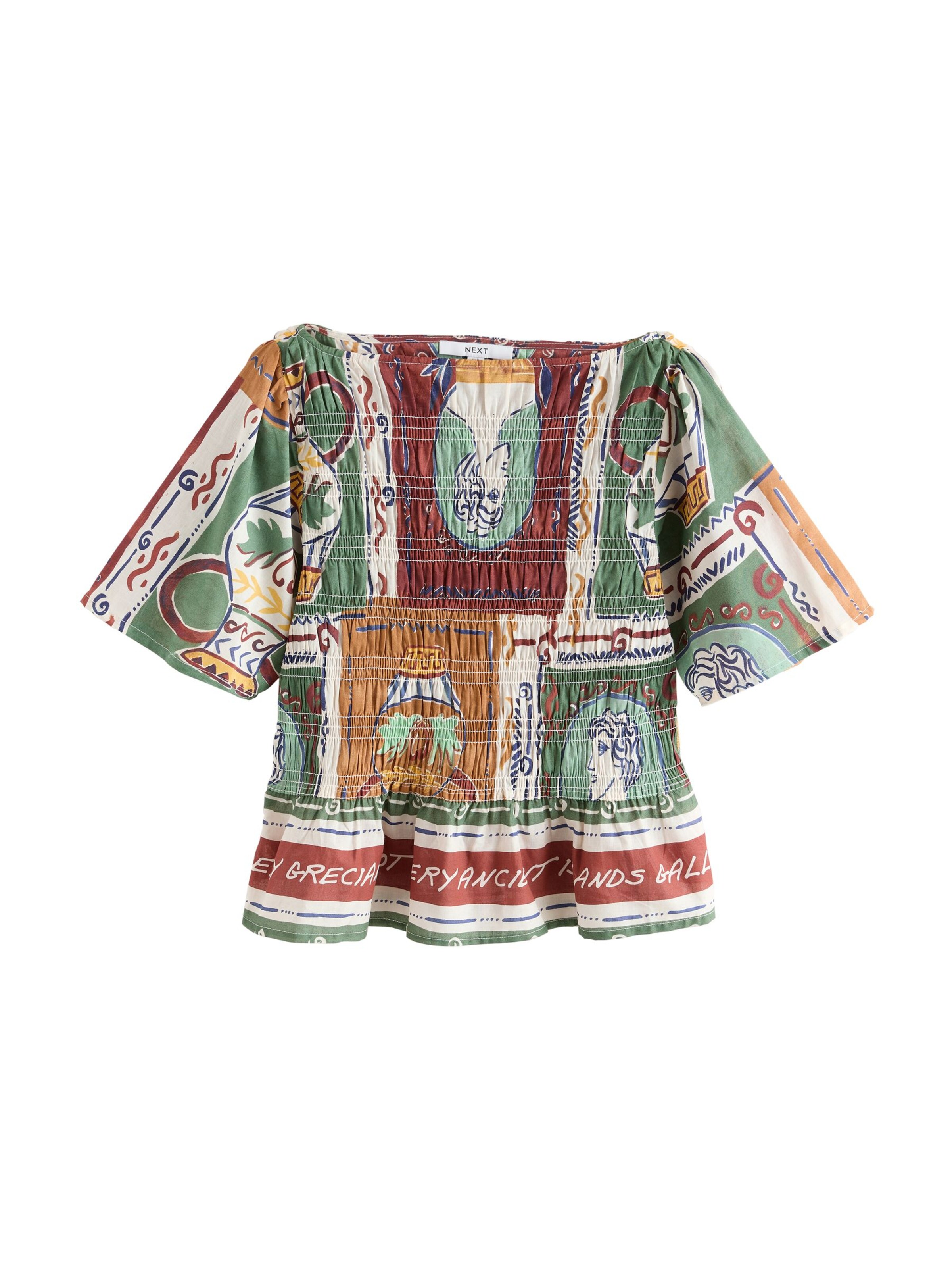 Next Bluse in Braun: Vorderseite