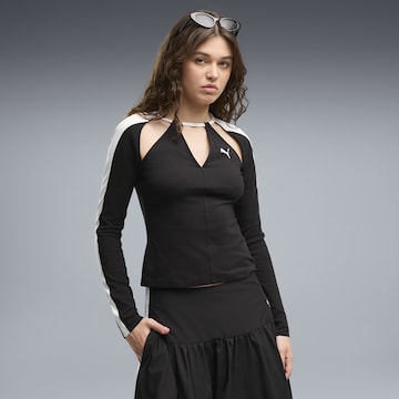 T-shirt 'T7' PUMA en noir : devant
