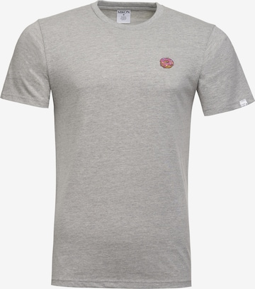 Mikon T-Shirt 'Donut' in Grau: predná strana