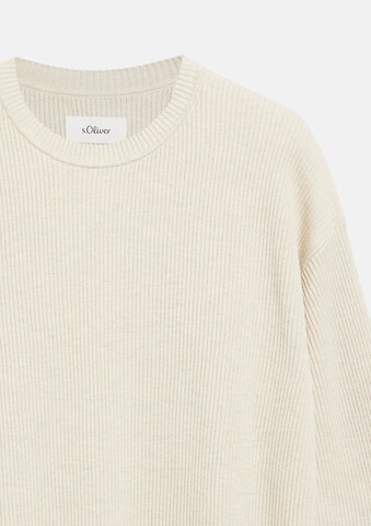 s.Oliver Pullover in Beige: Vorderseite