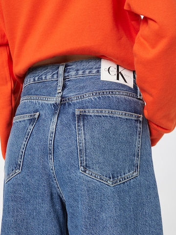 Calvin Klein Jeans - Perna larga Calças de ganga em azul