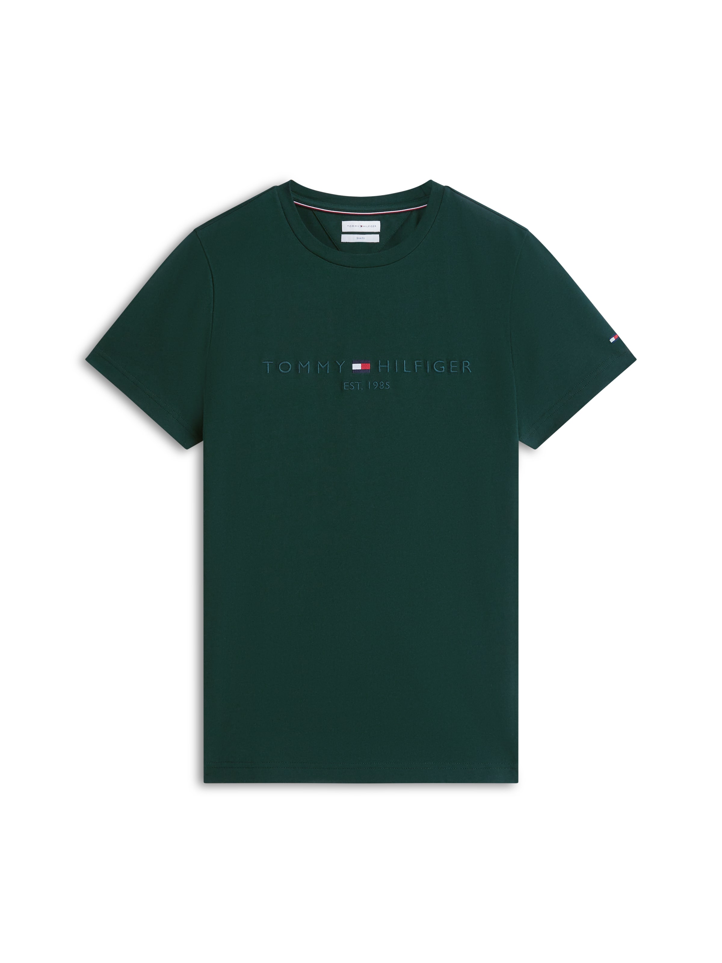 TOMMY HILFIGER - Camisa em verde: frente