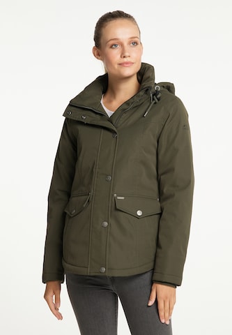 ICEBOUND Winter Jacket in Green: front