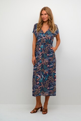 Kaffe Dress in Blue: front