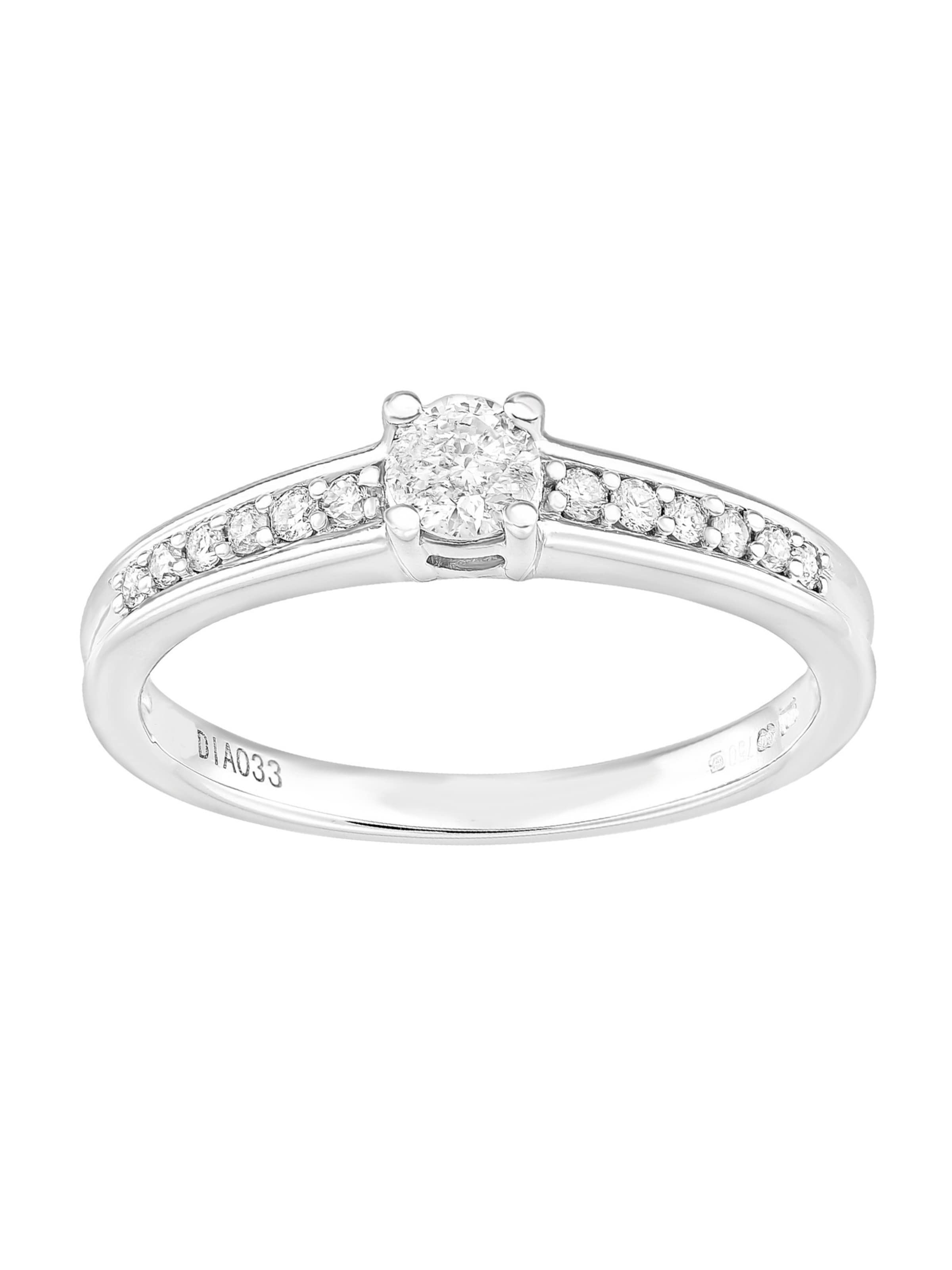 DIAMANT LETERNEL Ring in Silver: front