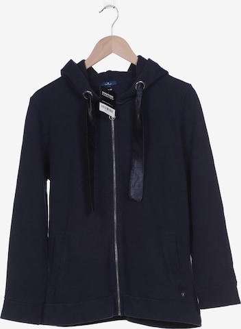 TOM TAILOR DENIM Sweatshirt & Zip-Up Hoodie in XL in Blue: front