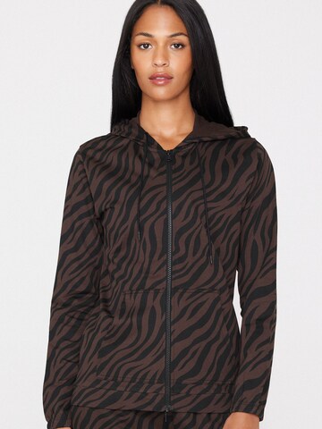 Tezenis Sweatjacke in Braun: Vorderseite