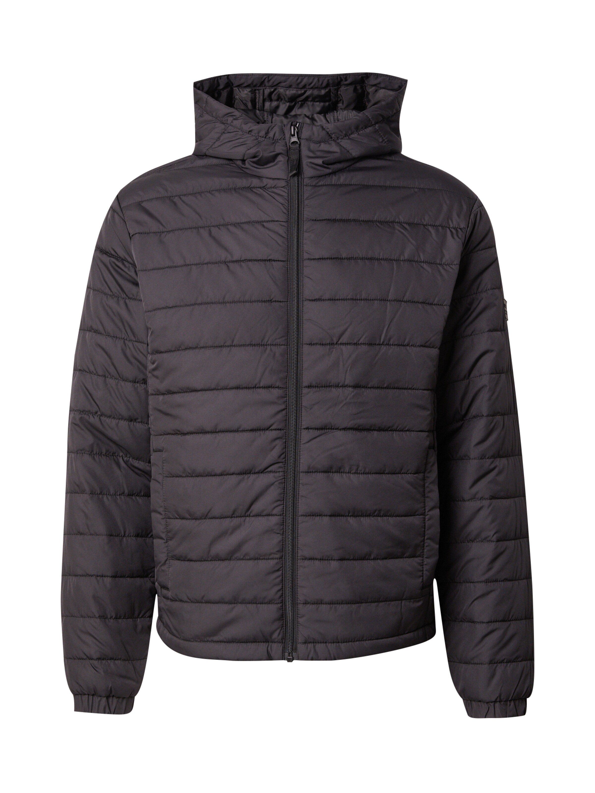 Veste mi-saison JJ Rebel en noir : devant