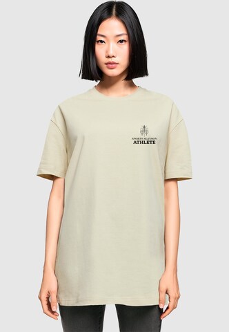 Merchcode T-Shirt 'Made For Champions' in Beige: Vorderseite