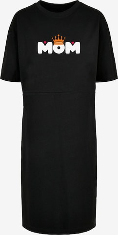 Merchcode Dress 'Mothers Day - Queen Mom' in Black: front